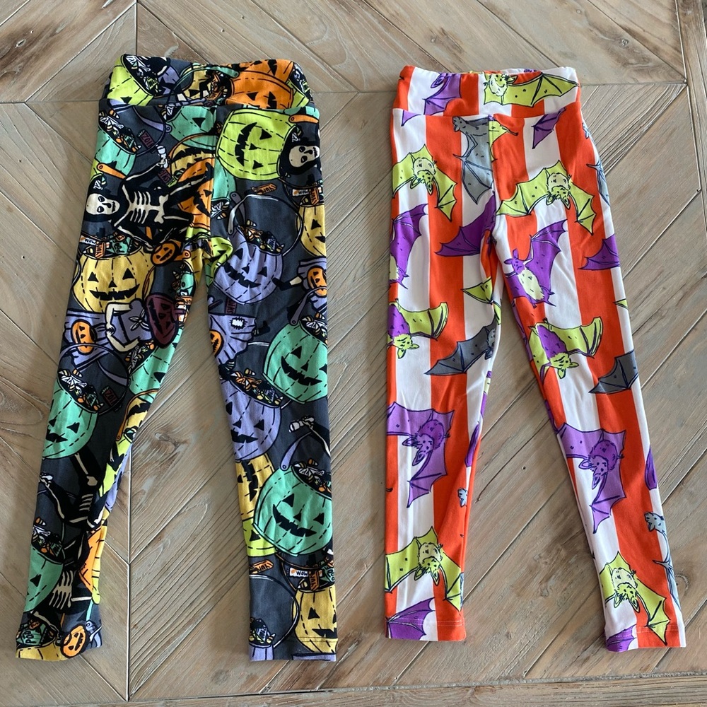 Girls Lularoe Halloween Leggings